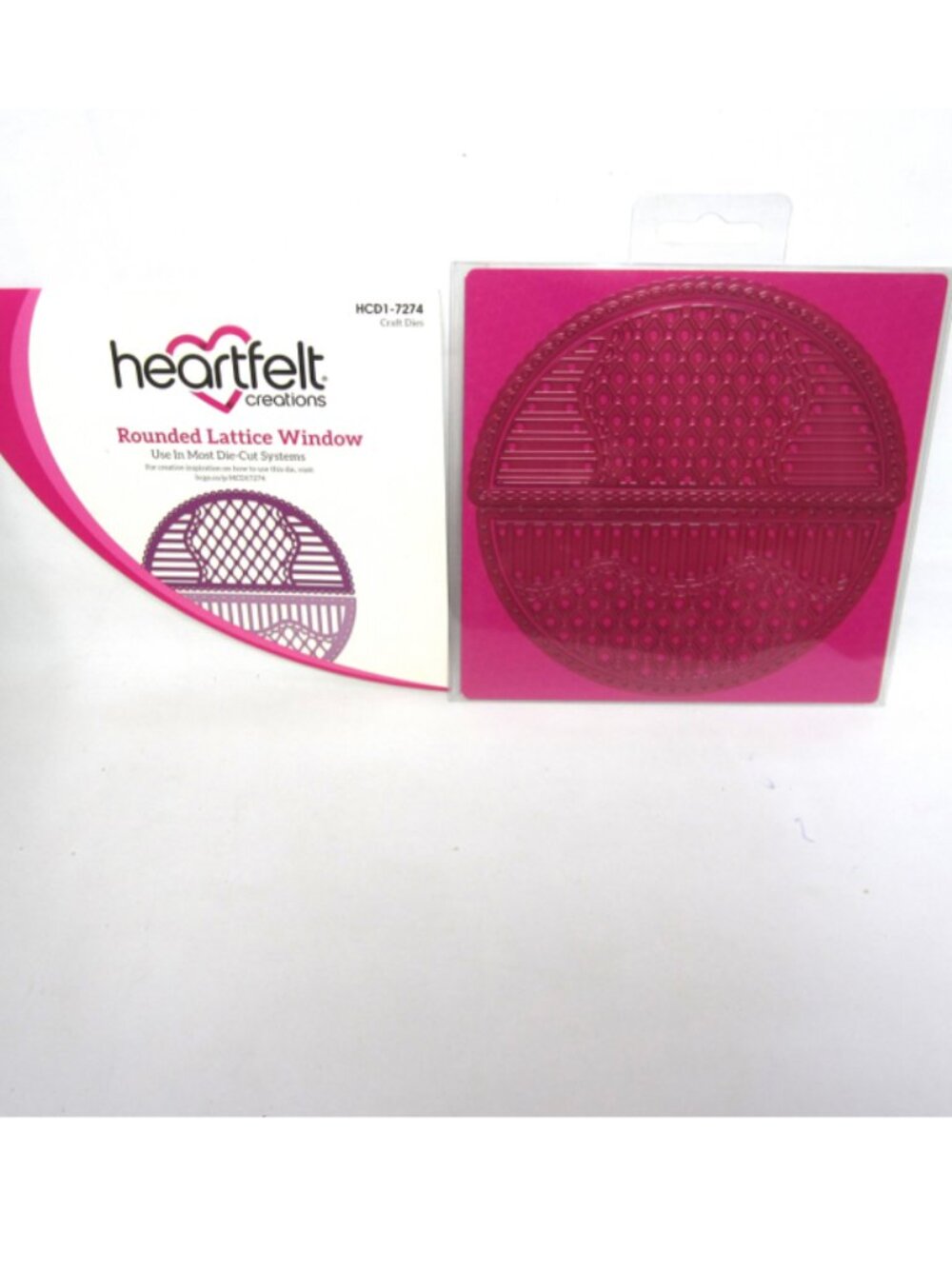 Heartfelt Creations Rounded Lattice Window 4 Pcs HCD1-7274